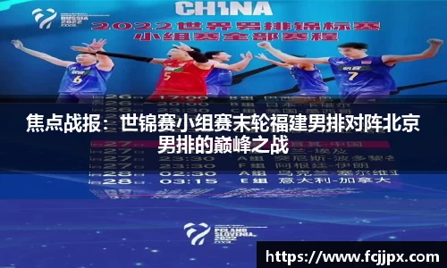 焦点战报：世锦赛小组赛末轮福建男排对阵北京男排的巅峰之战